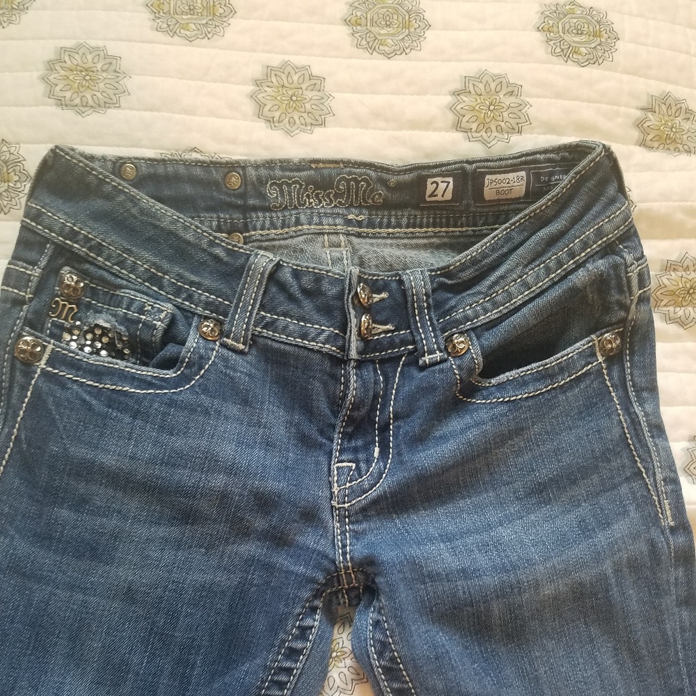 Women's Miss Me Boot Cut Jeans